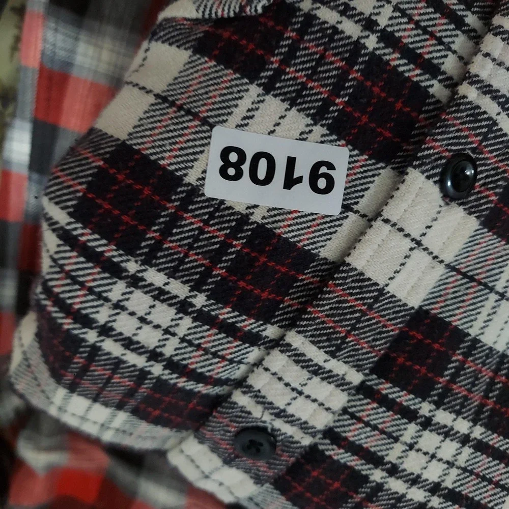 Ralph Lauren Shirt Mens 2XL White Plaid‎ Denim & Supply Flannel Long Sleeve